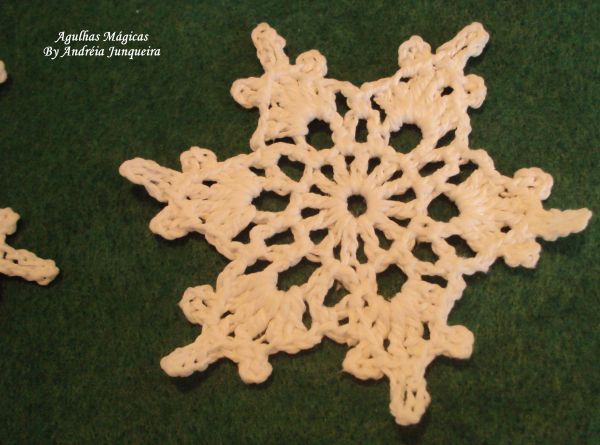 Floco de Neve em Crochê